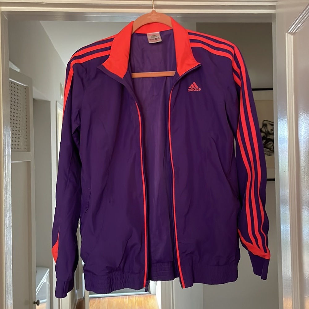 Purple & Pink Adidas Track Jacket